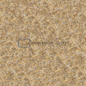 Seamless Texture of Wet Dirt Country Road.