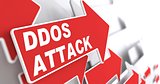 DDOS Attack.  Information Concept.
