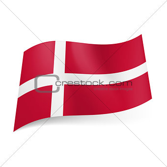 State flag of Denmark.