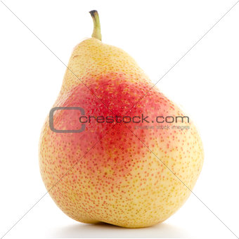Single ripe pear 