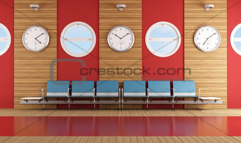 Contemporary waiting room