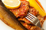 fillets in tomato sauce