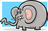 elephant wild animal cartoon illustration
