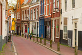 street in old town of Haarlem