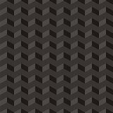 Aztec Chevron dark vector seamless pattern, texture or background with black and grey zigzag motif