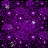 Seamless dark-violet pattern