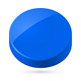 Blue disk.