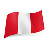 State flag of Peru.