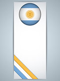Argentina Country Set of Banners