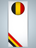 Belgium Country Set of Banners