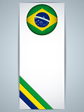 Brazil Country Set of Banners