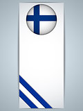 Finland Country Set of Banners