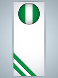 Nigeria Country Set of Banners
