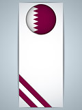 Qatar Country Set of Banners