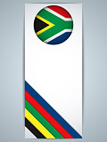 South Africa Country Set of Banners