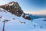 Ski Slopes in the Alps