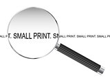 Small Print Magnifying Glass