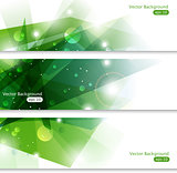 Green banners
