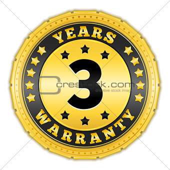 Three Years Warranty