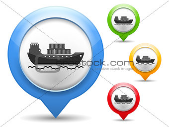 Transport Barge Icon
