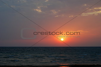 Sunset on Lake Michigan