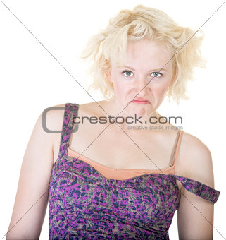 Mad Woman with Strap Off