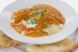 East Indian Butter Chicken Curry with Naan