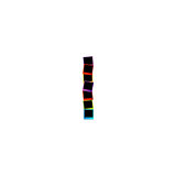 Alphabet I with colorful polaroids