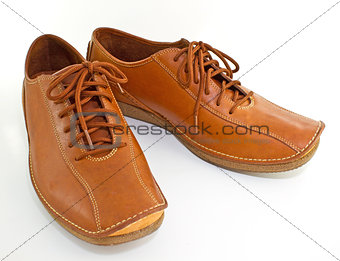 Brown man shoes
