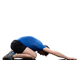 man paschimottanasana yoga pose stretching posture workout 