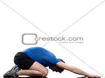 man paschimottanasana yoga pose stretching posture workout 
