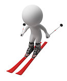 3d small people - skis