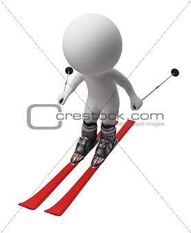 3d small people - skis