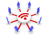 Wireless Internet. Online conference.