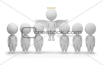 3d small people - angel