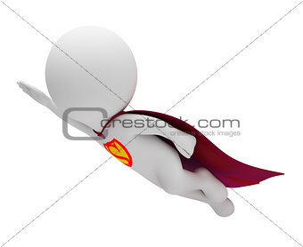 3d small people - superman