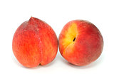 Pair of red peaches