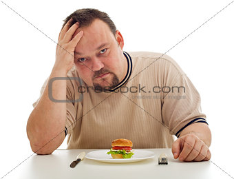 Man desperate for not having enough to eat