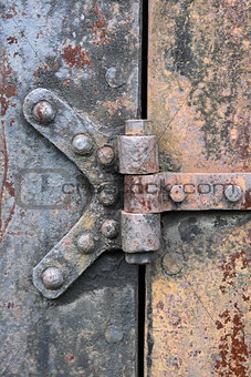 Rusry Metal Door