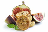 dried figs and fresh fruit