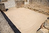 circle ancient mosaic floor