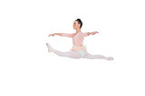 Beautiful ballerina doing the splits