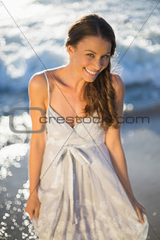 Beautiful woman on the beach