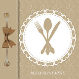 The concept of Restaurant menu.