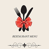 The concept of Restaurant  menu.