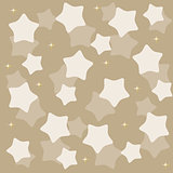 golden yellow stars over blue background vector illustration