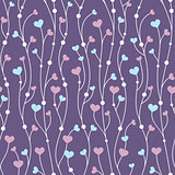 pattern background with hearts