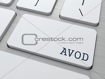AVOD. Information Technology Concept.