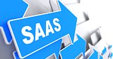 SAAS.  Information Technology Concept.