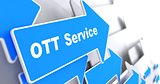 OTT Service.  Information Technology Concept.